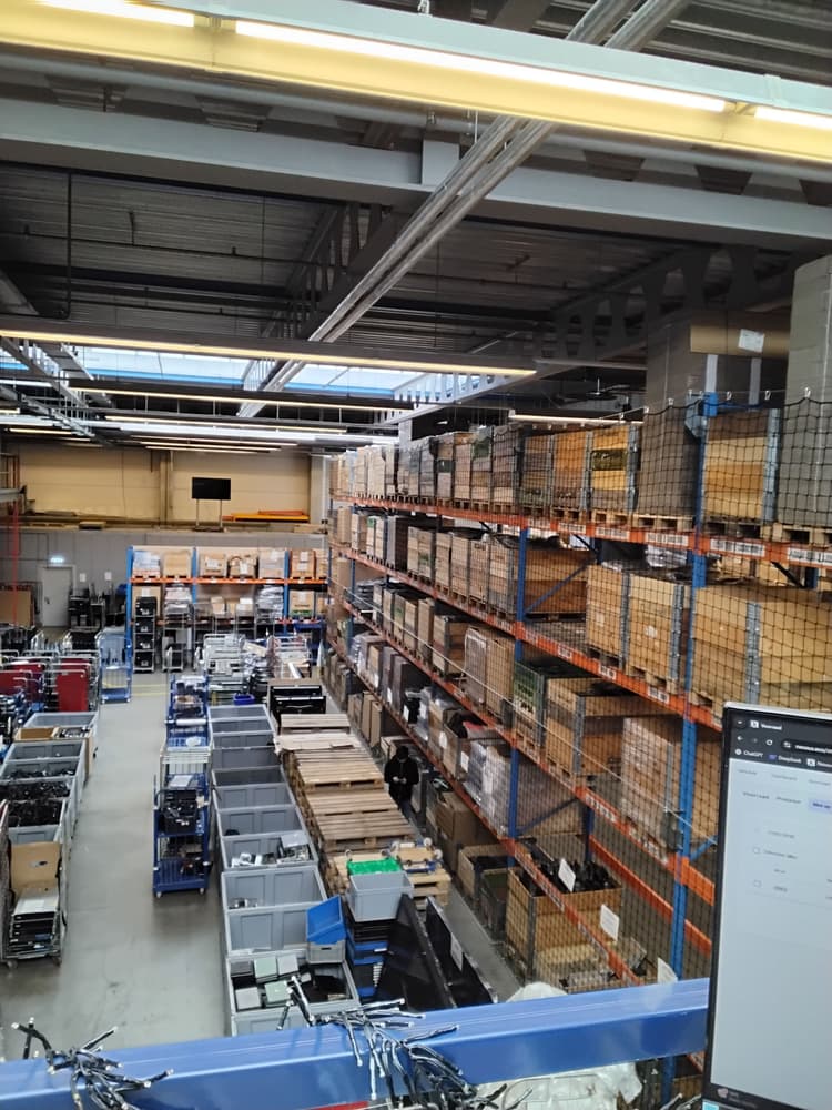 De productiehal